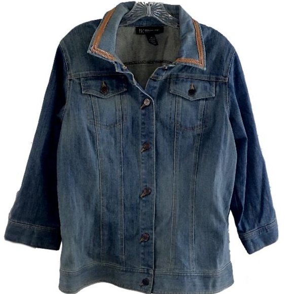 INC. International Concepts Woman's Denim Jacket - Picture 1 of 2